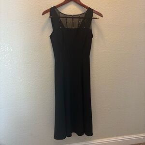 Black Evan Picone cocktail dress